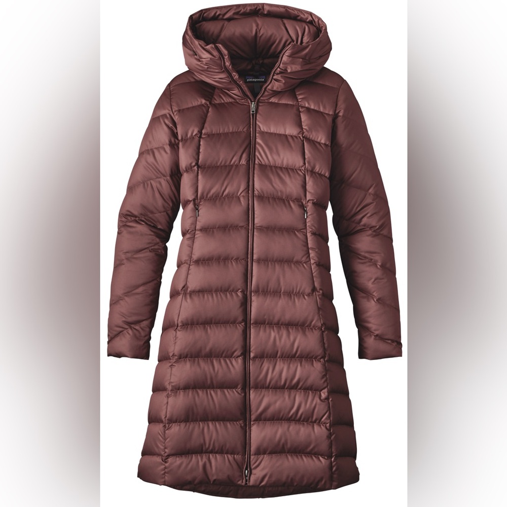 Patagonia Women's Downtown Parka in Dark Ruby large-EUC